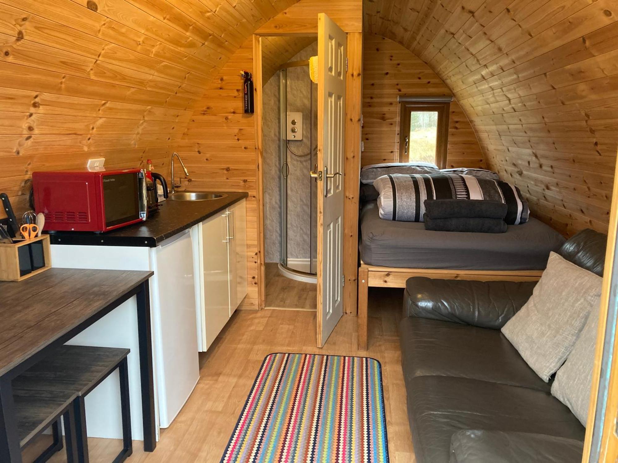 Kilcamb Camping Pods Hotell Edinbane Eksteriør bilde